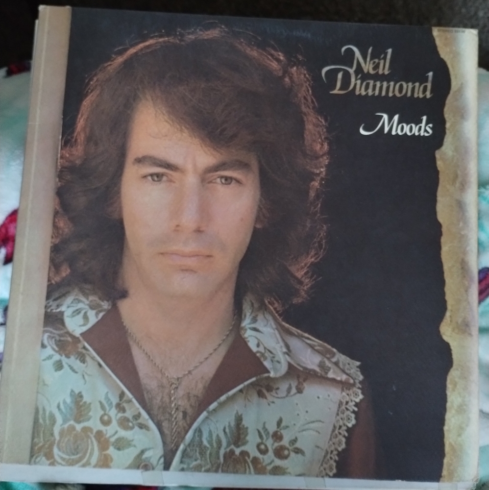 Neil Diamond "Moods" Vintage Vinyl Record
